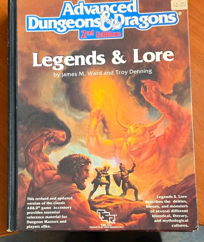 Tsr 2nd legends - ed., &