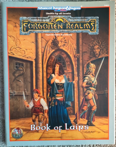 Forgotten realms book lairs - book, of